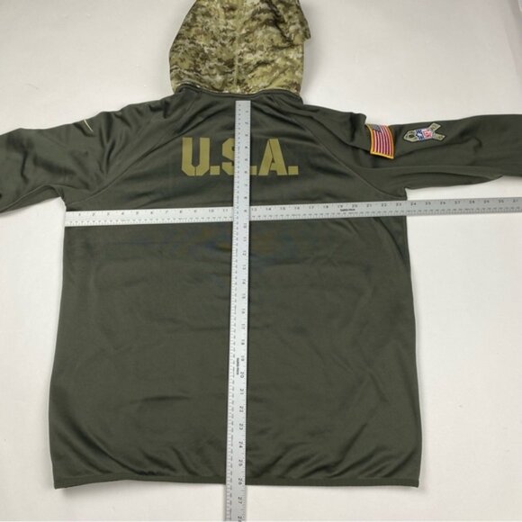 New England Patriots Nike Camo Hoodie Womens XL Salute The Troops - Picture 8 of 10